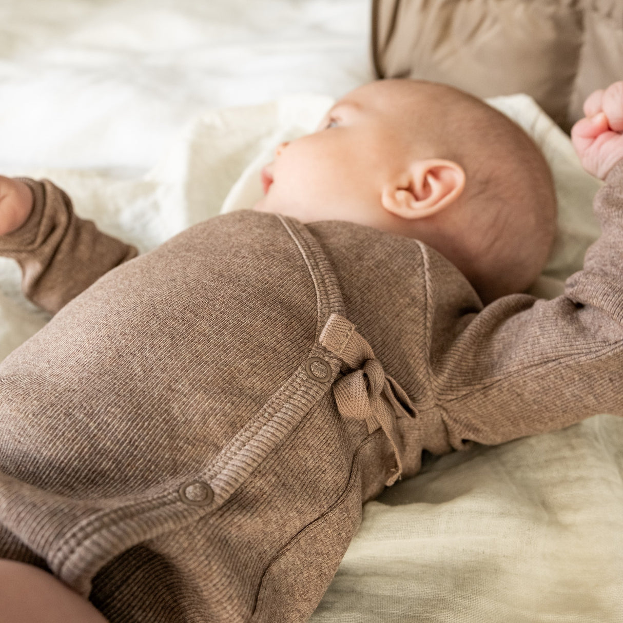 That's Mine Brown Melange Becca Omslags Bodystocking