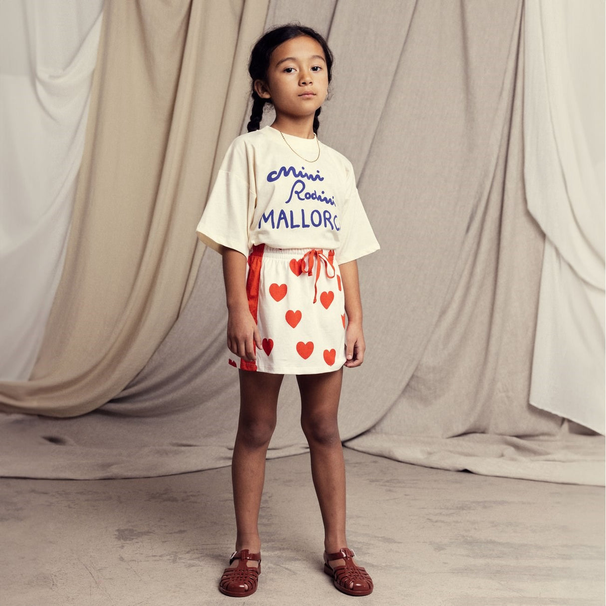 Mini Rodini Offwhite Mallorca T-skjorte