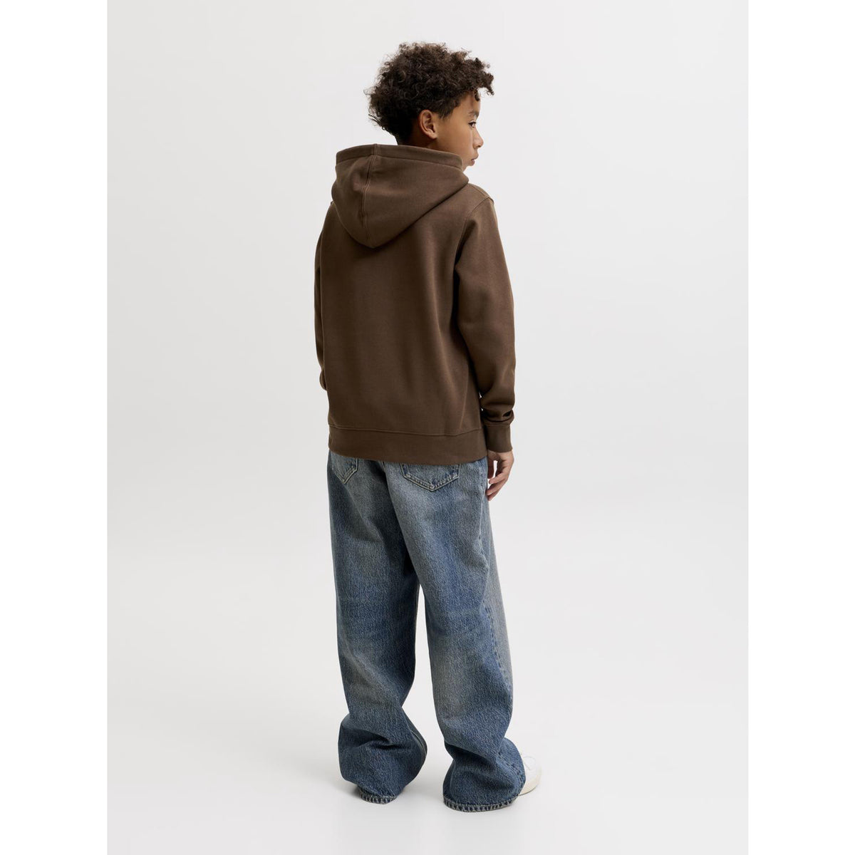 Jack & Jones Cocoa Jjestar Jj Sweat Hette Noos Jnr