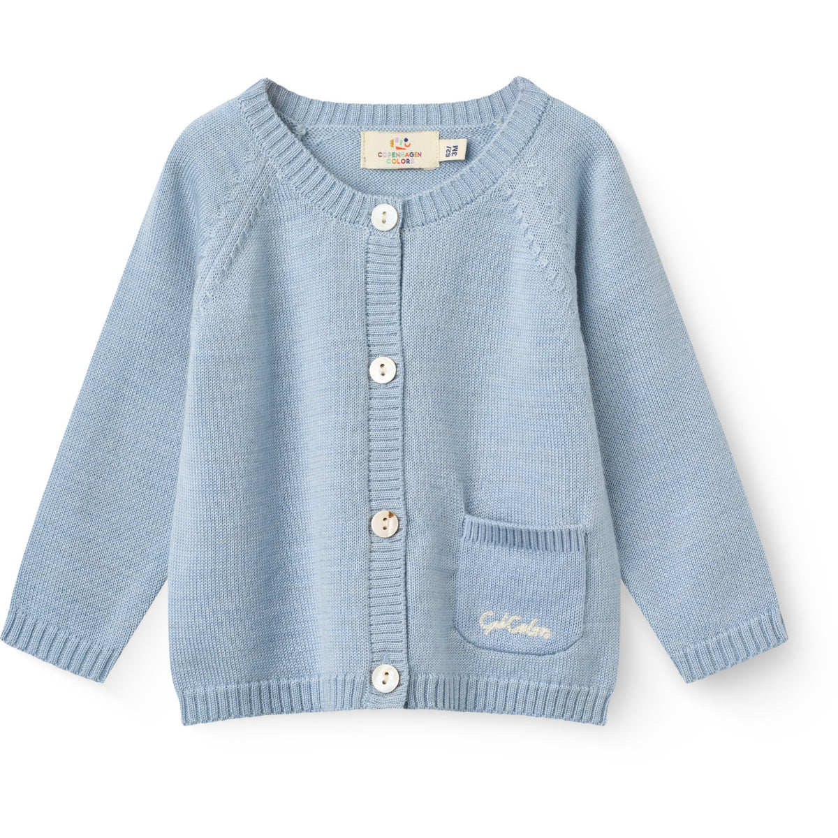 COPENHAGEN COLORS Dusty Blue Classic Merino Baby Sett