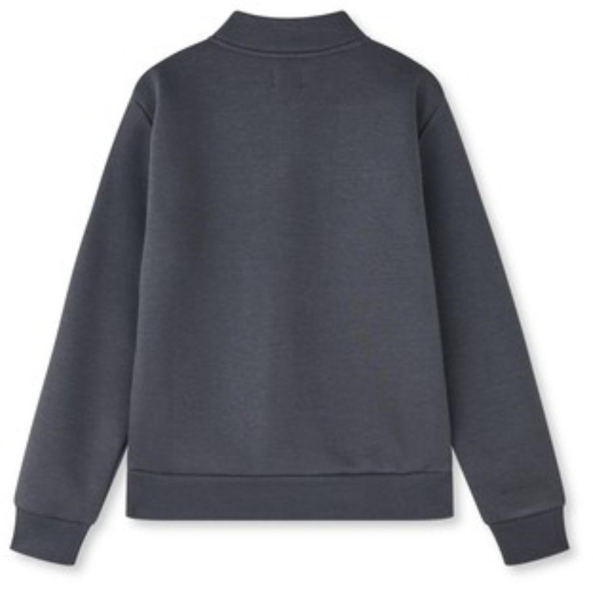 Mads Nørgaard Asphalt Mix Sweat N Crewie Half Zip Collegegenser