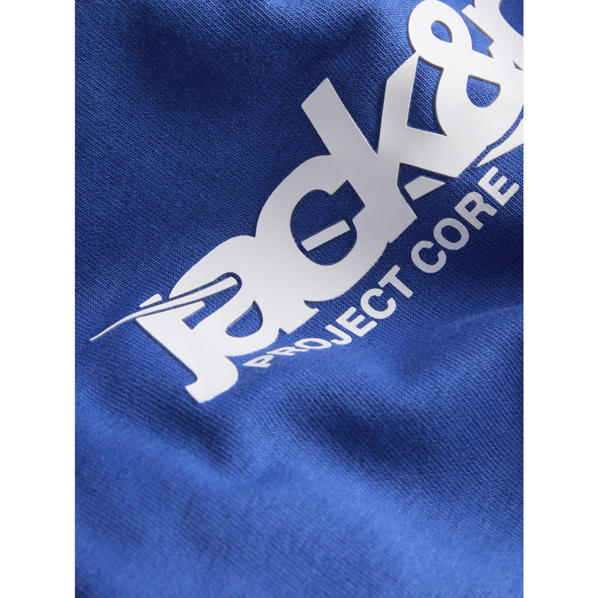 Jack & Jones Beaucoup Blue Jwhunion Print Sweat Hette Jnr