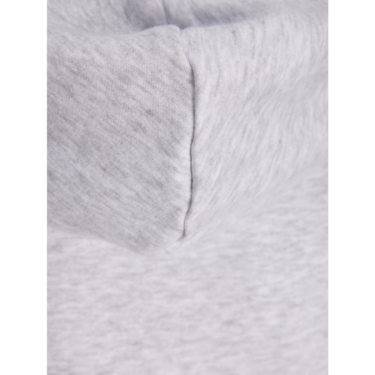 Jack & Jones White Melange Jjaero Sweat Zip Hette Jnr