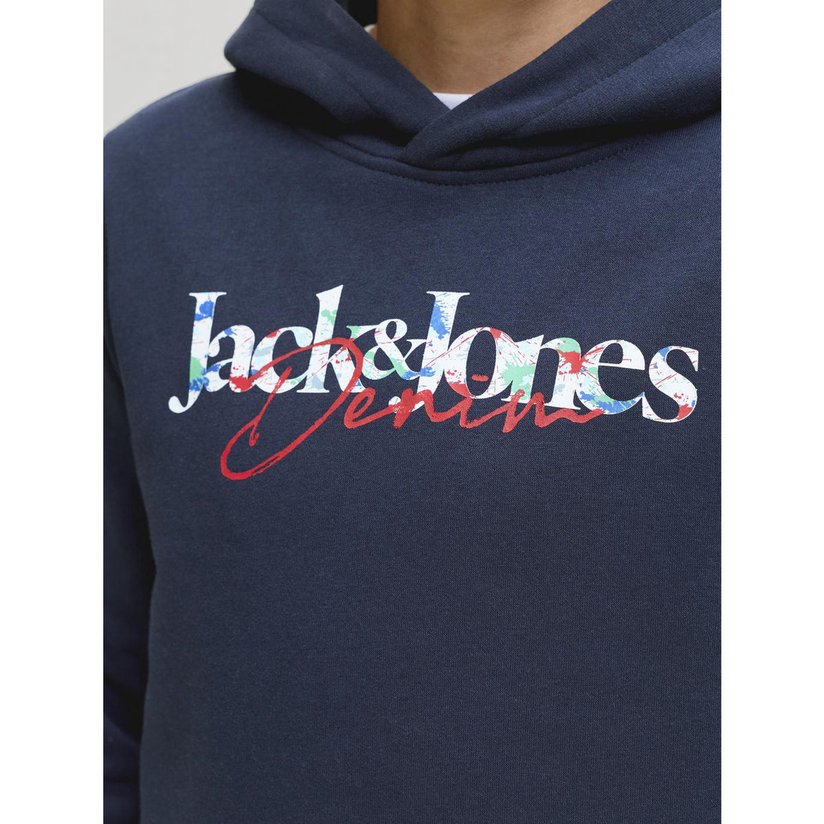 Jack & Jones Navy Blazer Jjtom Sweat Hette Sn Jnr