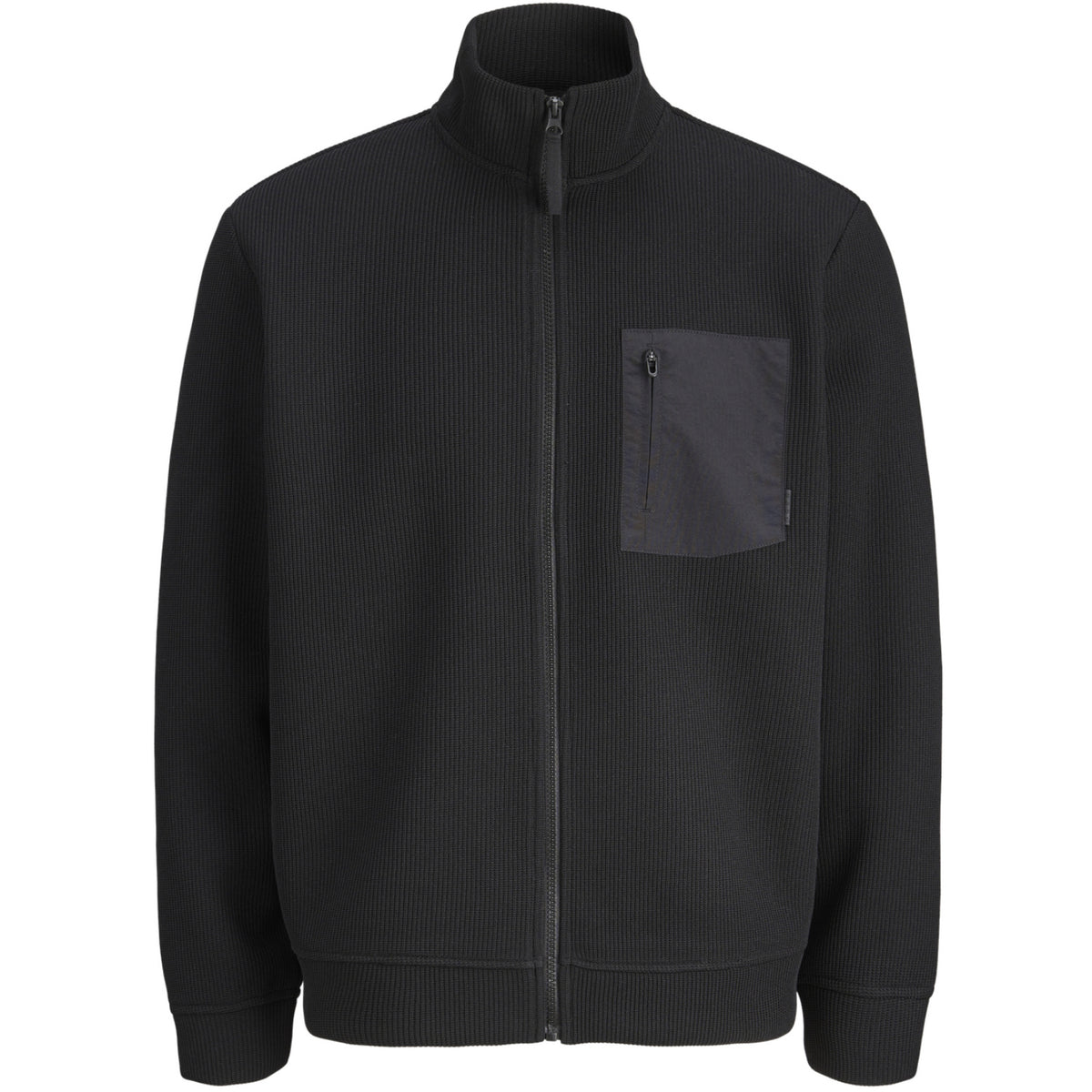 Jack & Jones Black Jcofusion Strikk Lomme Full Zip Jnr