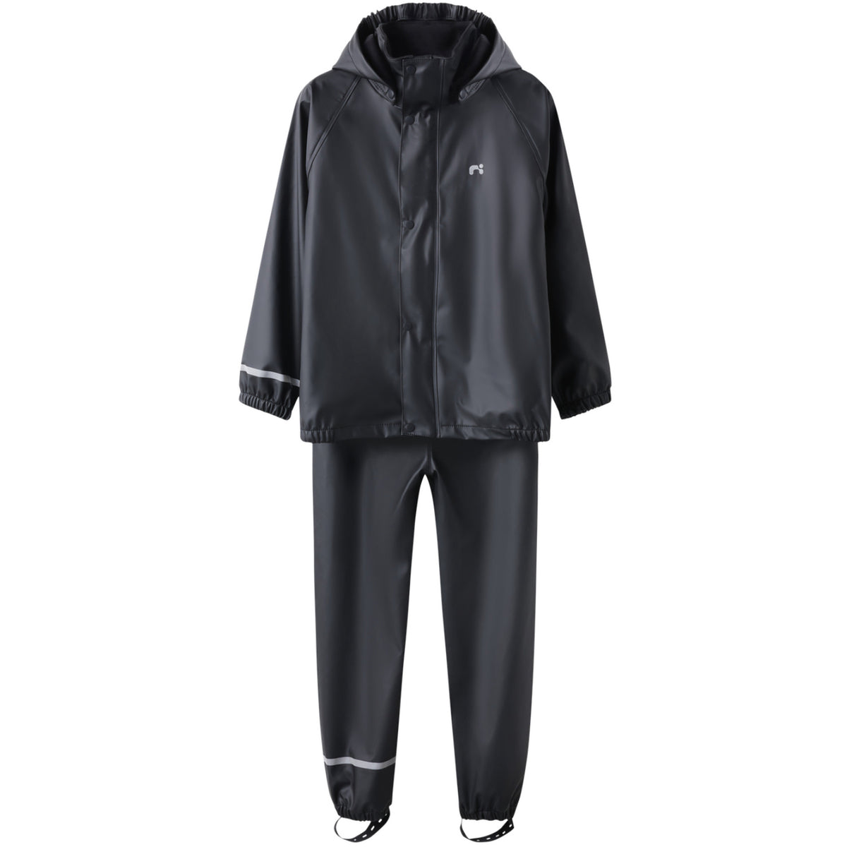 Name It Black Nkndry10 Rain Sett Fo Noos
