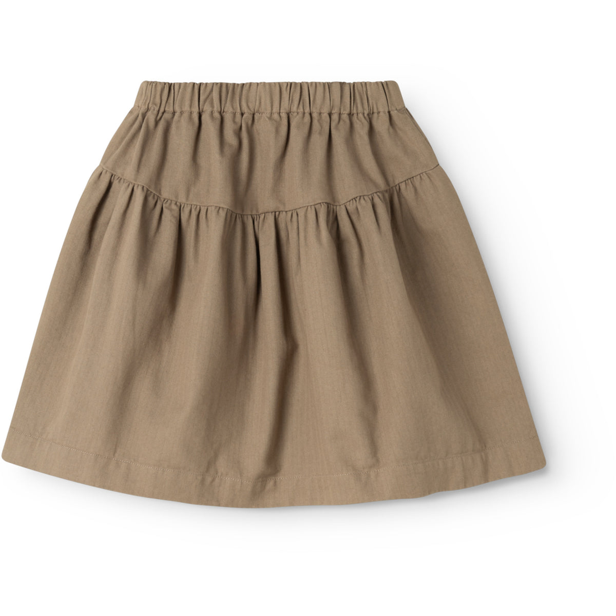 MarMar Herringbone Twill Mud Sylvia L Skjørt