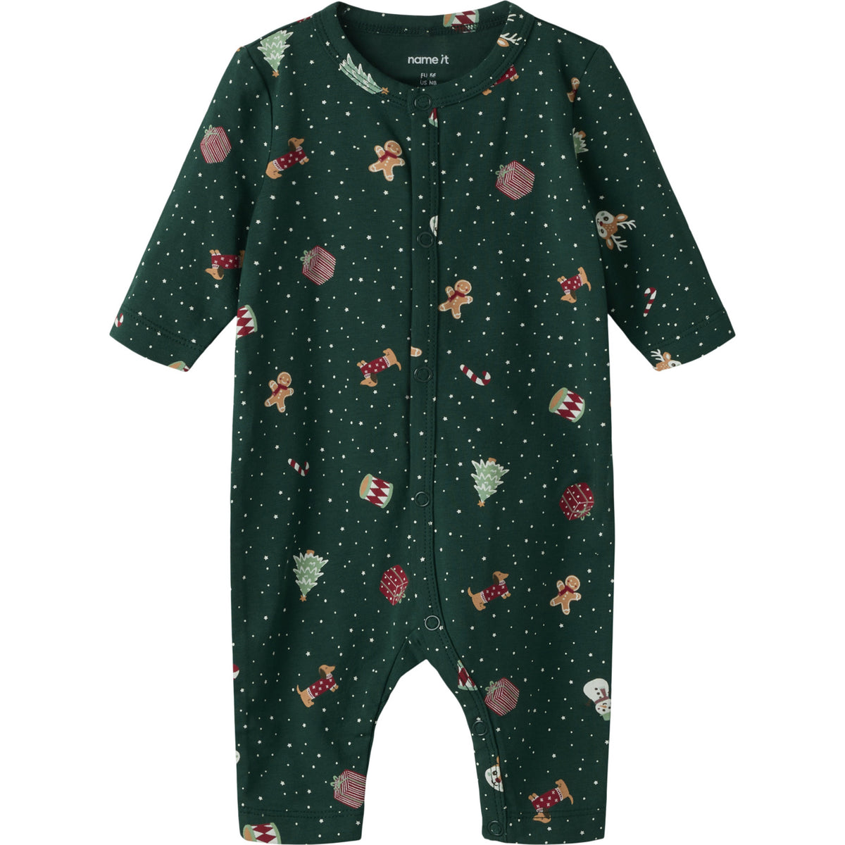 Name It Botanical Garden Christmas Nbnvismas Ls Natt Drakt