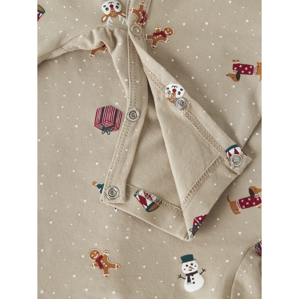 Name It Pure Cashmere Christmas Nbnvismas Ls Natt Drakt