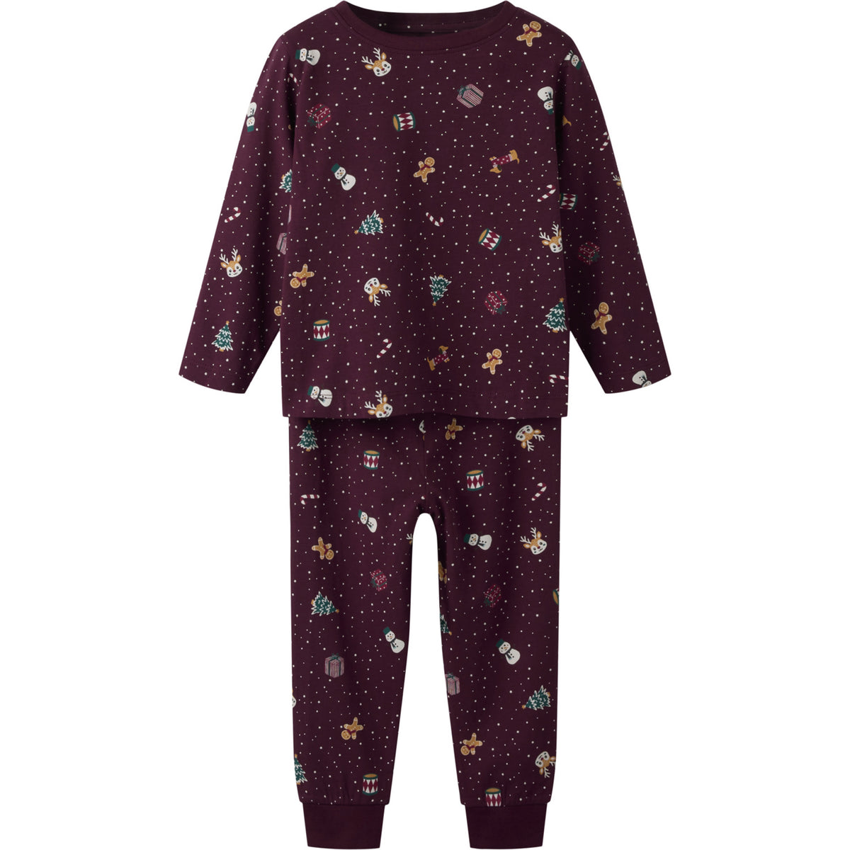 Name It Burgundy Christmas Nmnvismas Ls Natttøy