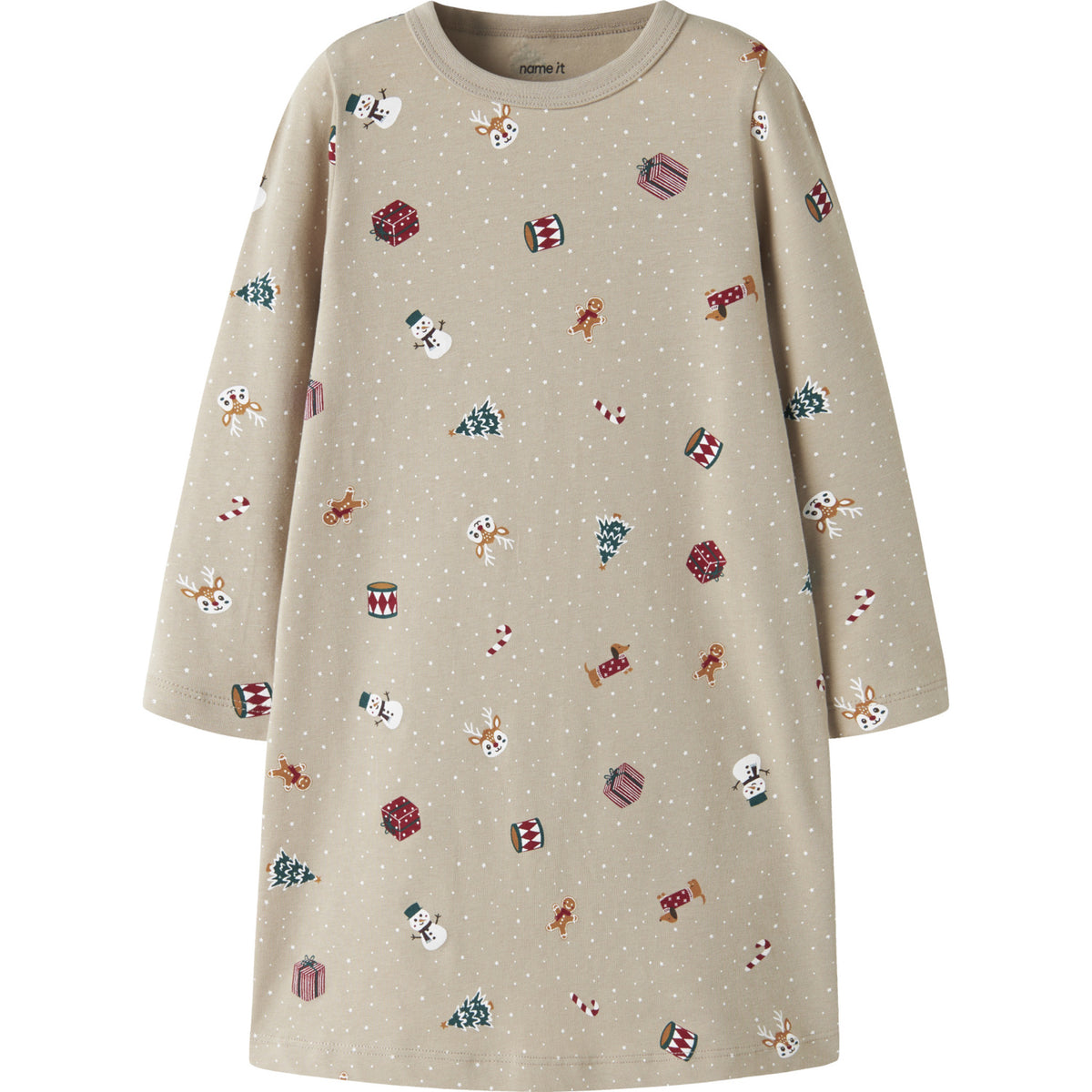 Name It Pure Cashmere Christmas Nmfvismas Ls Natkjole