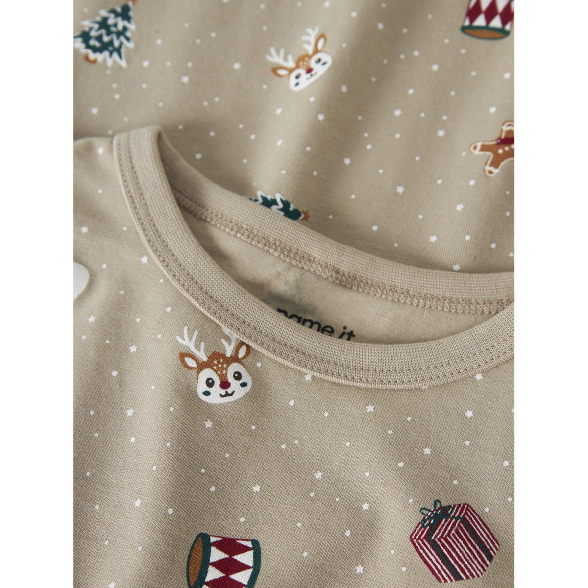 Name It Pure Cashmere Christmas Nmfvismas Ls Natkjole