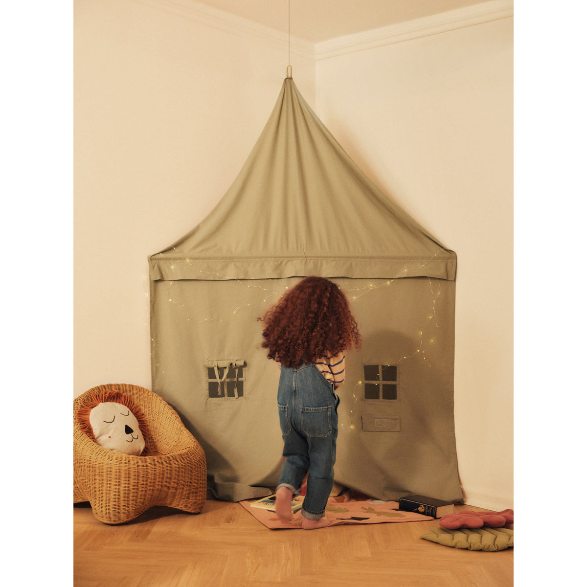 Ferm Living Rose/Multi Lunden Teppe