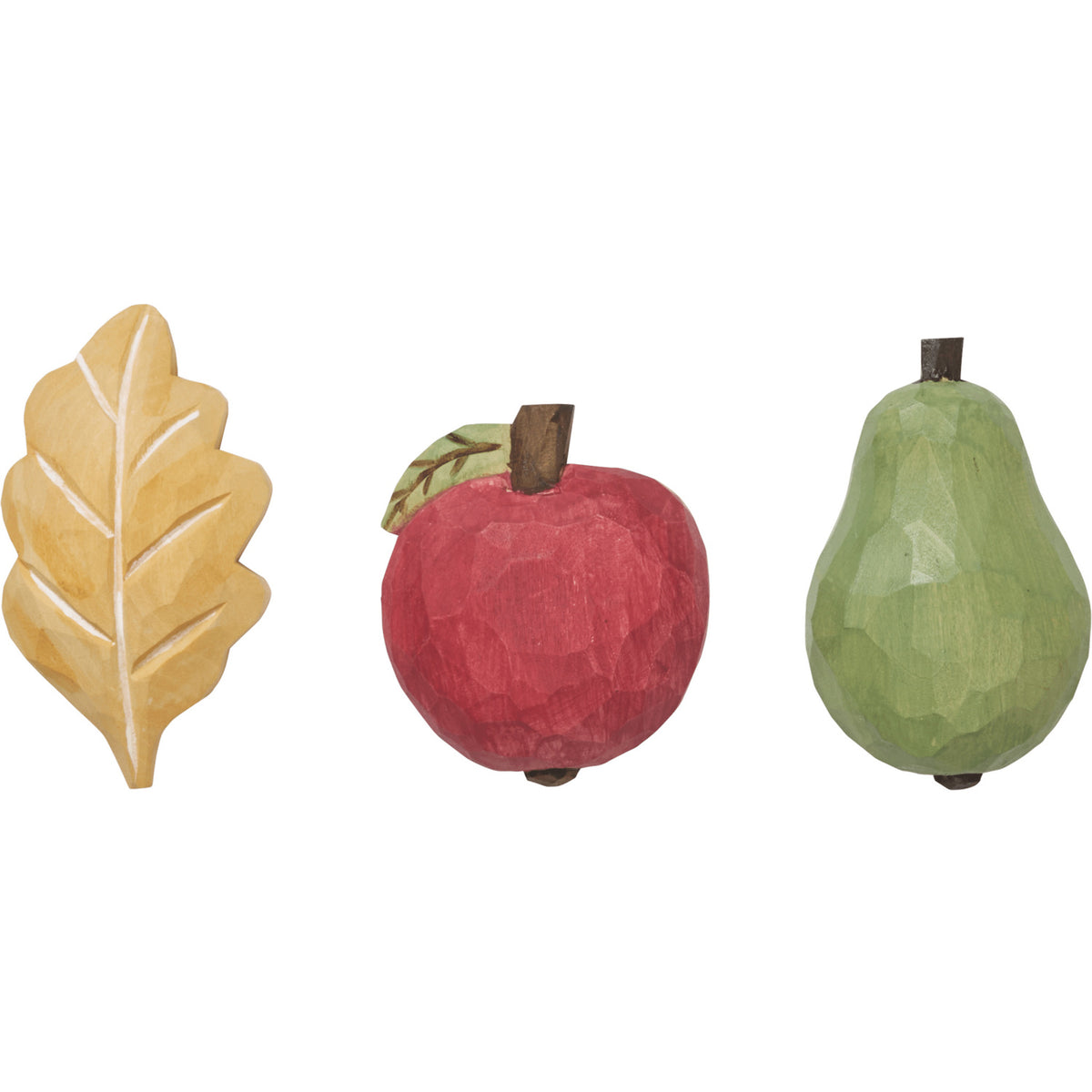 Ferm Living Multi Forest Hand-carved Magnets 3 Pakke
