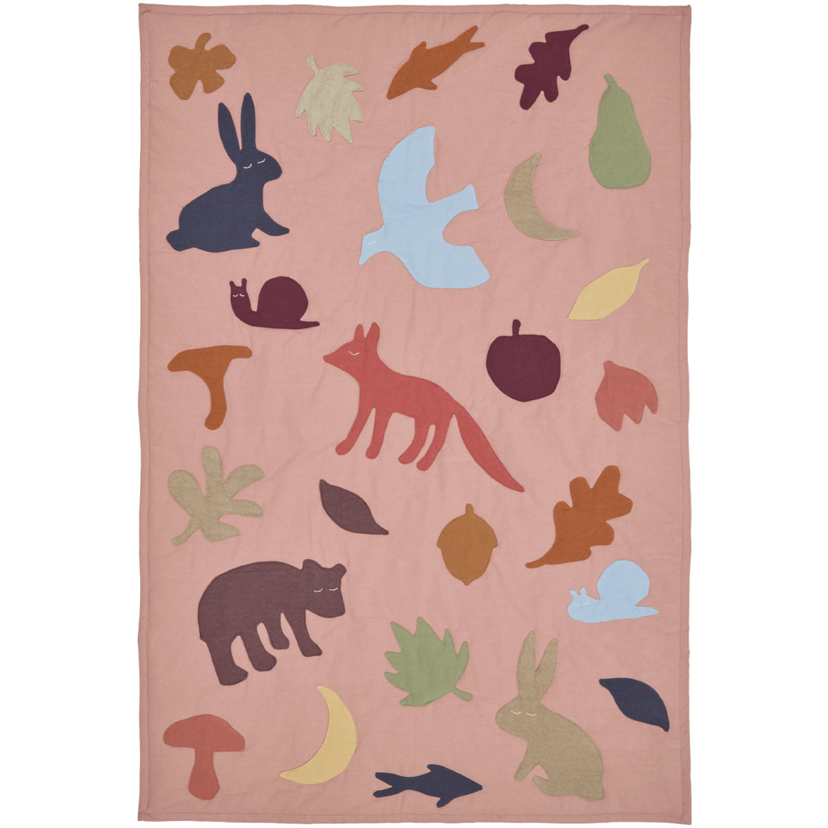 Ferm Living Rose/Multi Lunden Teppe