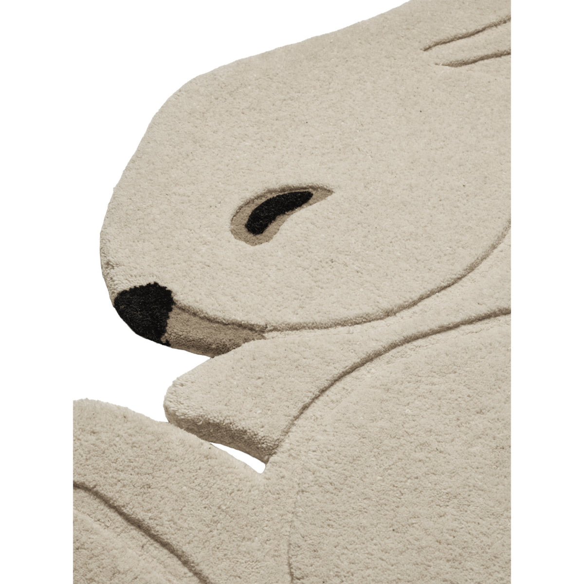 Ferm Living Off-white Rabbit Tufted Rug