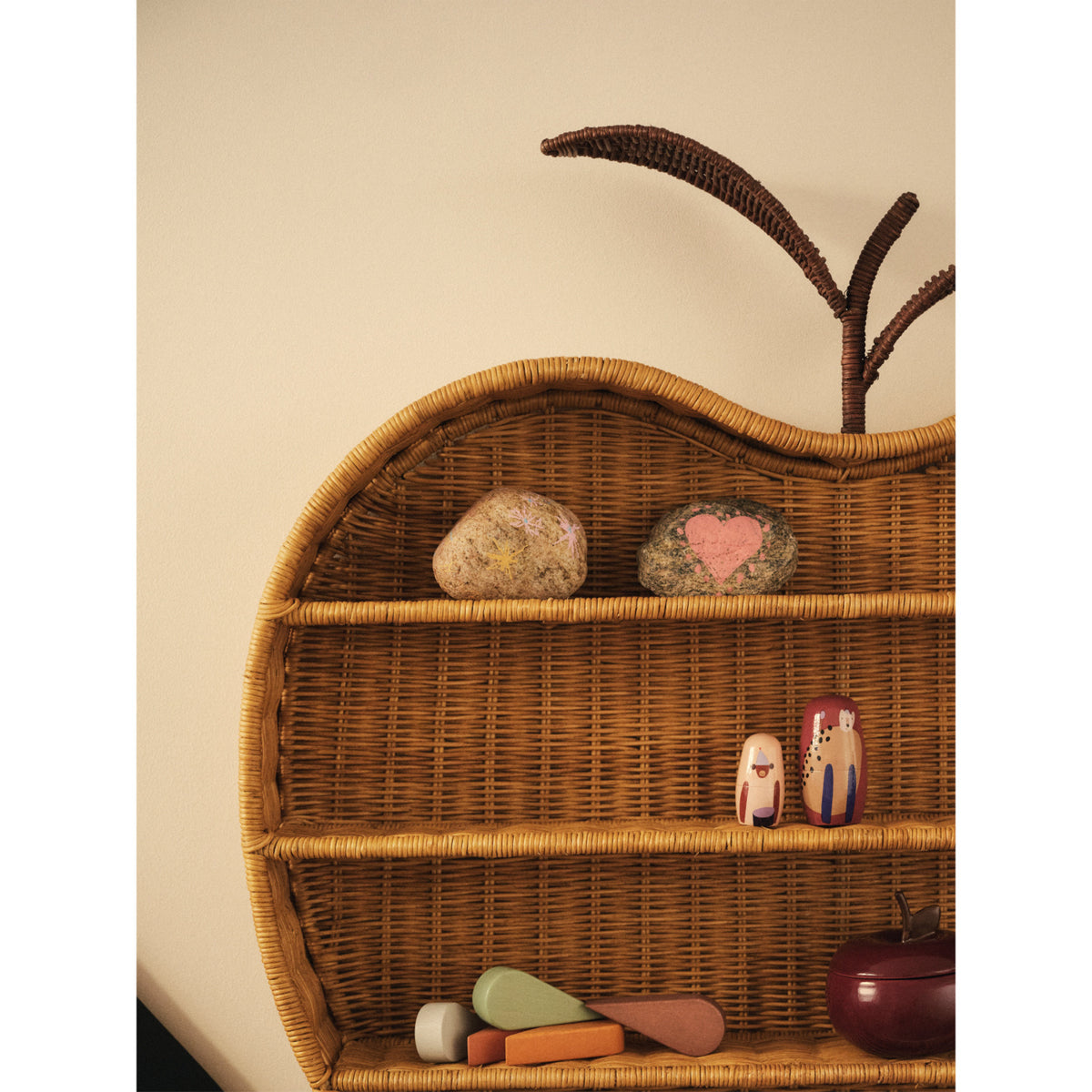 Ferm Living Natural Apple Flettet Hylle H55