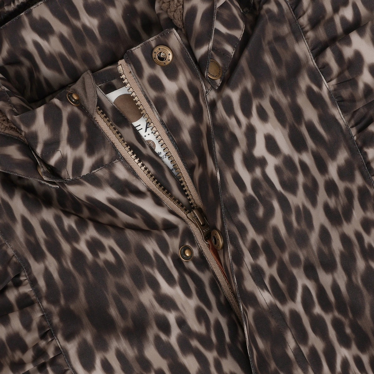 En Fant Pine Bark Flydress M/ Frills