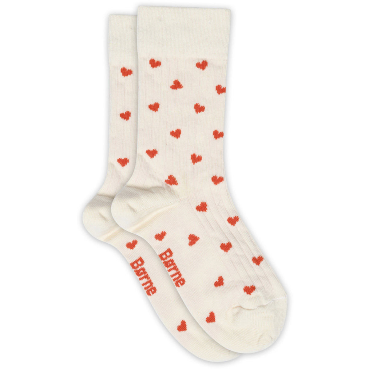 Mp Danmark x Børns Vilkår Cream Heart Socks - 2-pack
