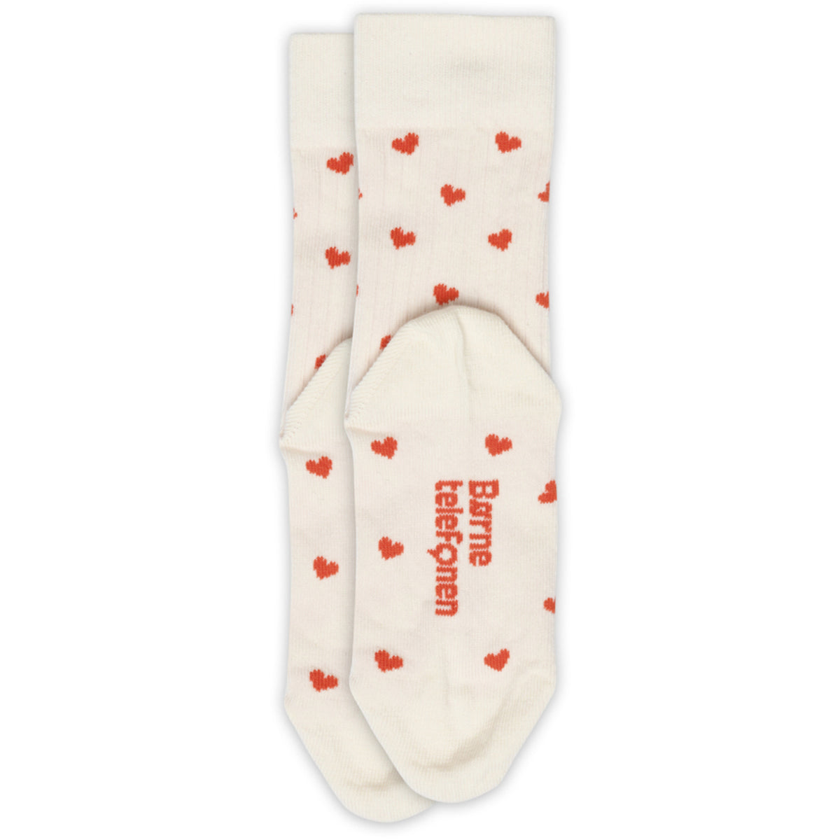 Mp Danmark x Børns Vilkår Cream Heart Socks - 2-pack
