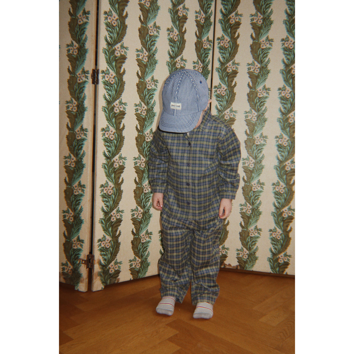 Konges Sløjd Laurel Blue Check Cara Ls Skjorte Gots