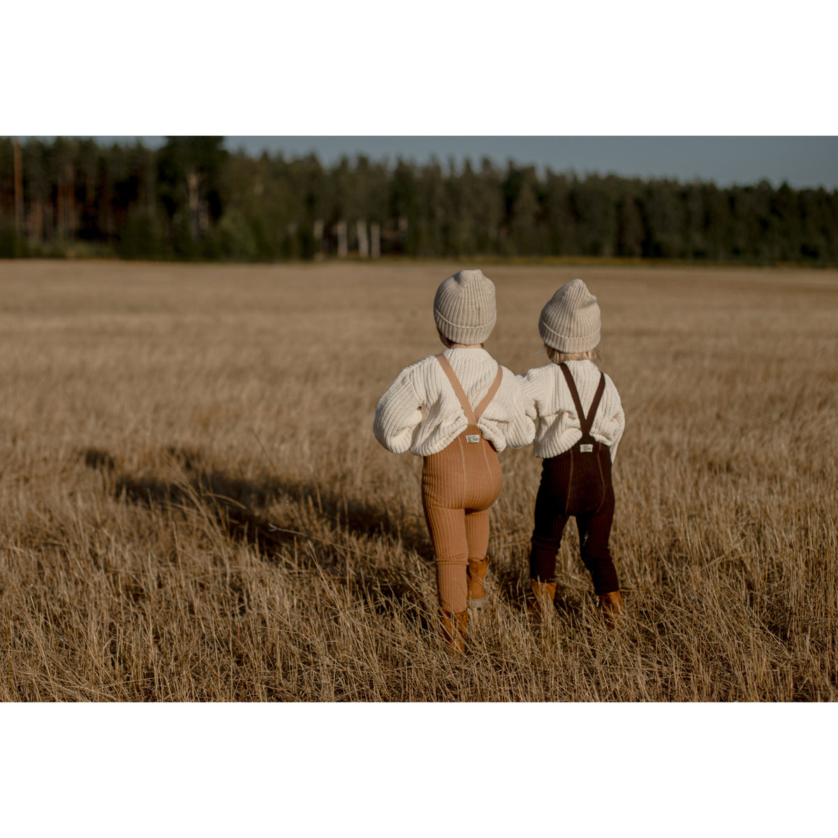 Silly Silas Wooly Footless Strømpebukser Med Braces Espresso Brown