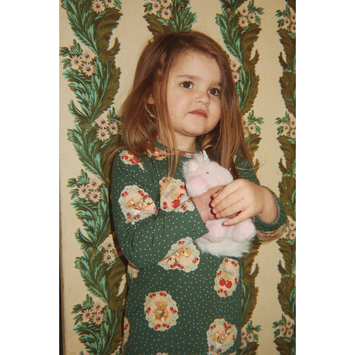 Konges Sløjd Deer Diary Green Basic Blouse/Pants Sett Gots