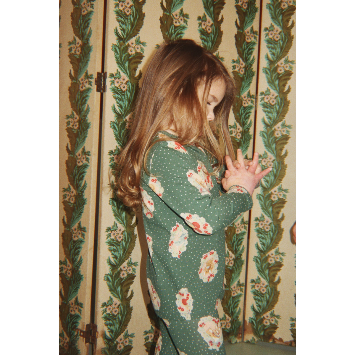 Konges Sløjd Deer Diary Green Basic Blouse/Pants Sett Gots