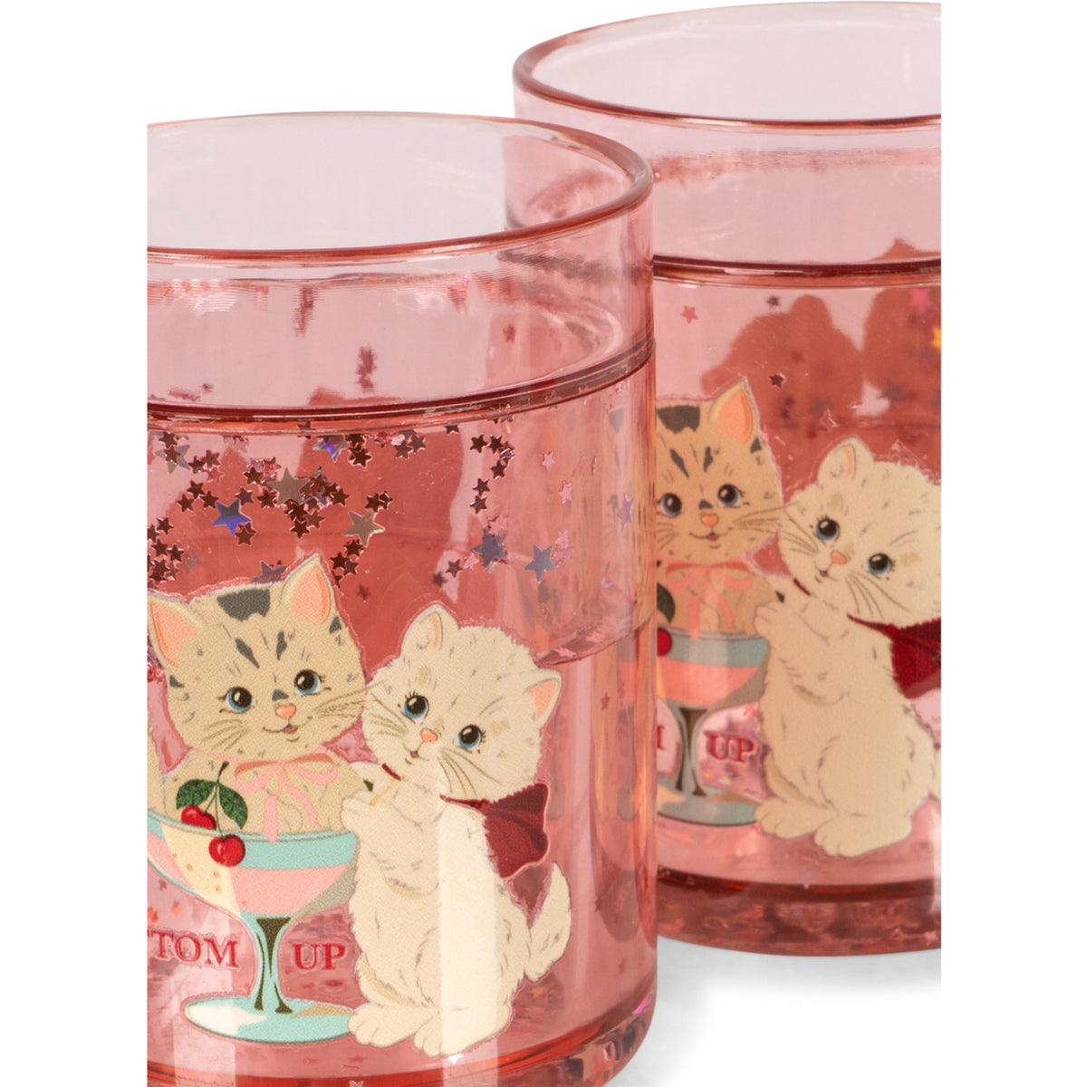 Konges Sløjd Rose Cat 2 Pakke Glitter Kopper