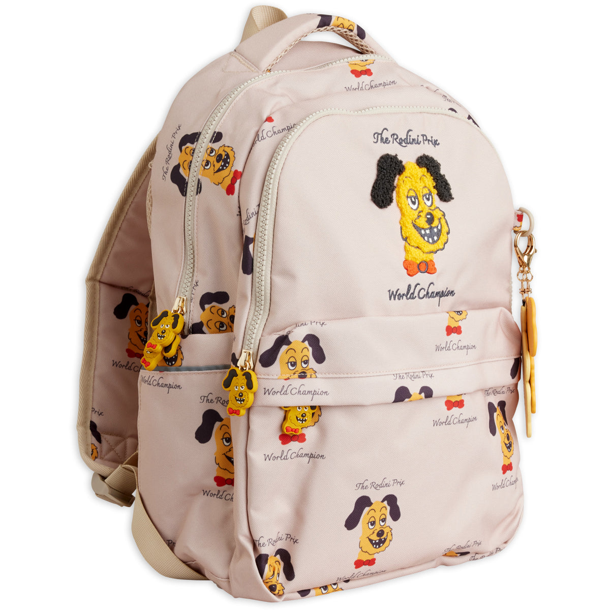 Mini Rodini Beige Rodini Prix Aop School Rygsekk