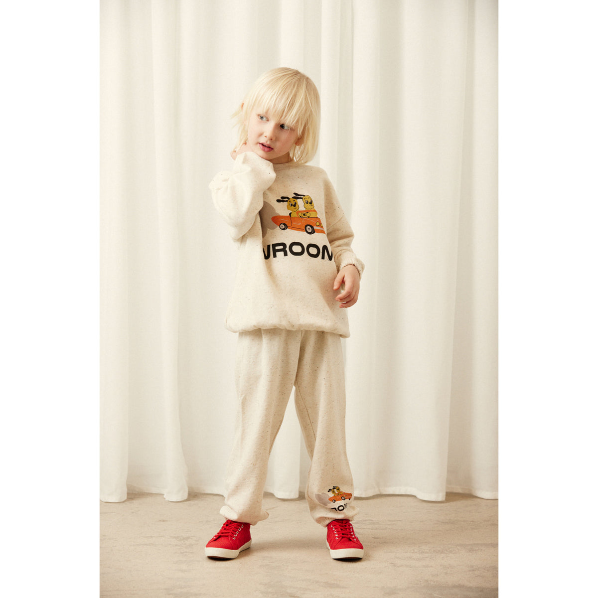 Mini Rodini Off-White Racing Rabbits Sp Collegegenser