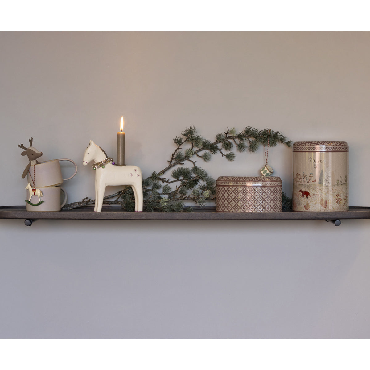 Maileg Lysestake i tre, Stor hest