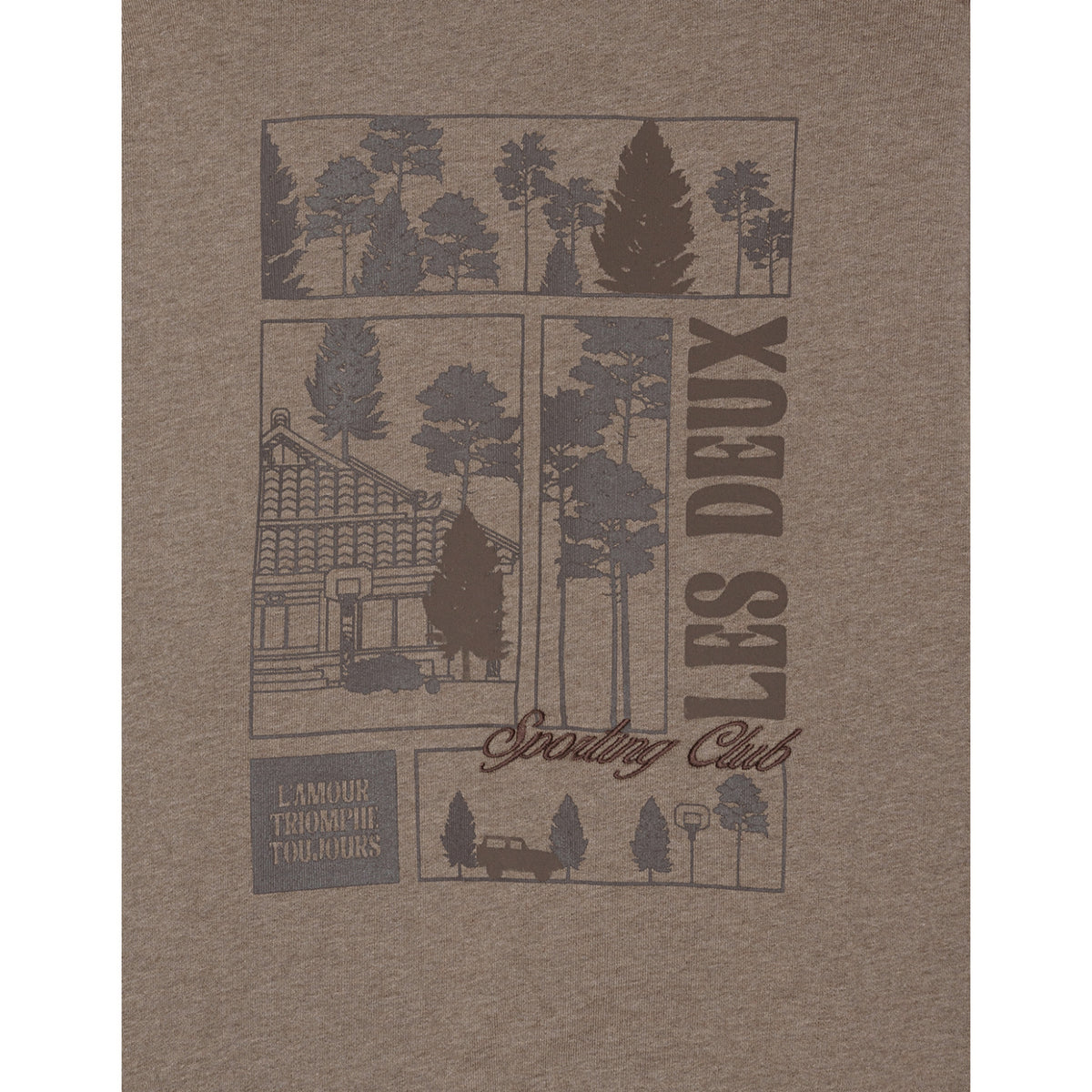 Les Deux Kids Mountain Grey Melange Woods Hettegenser KIDS