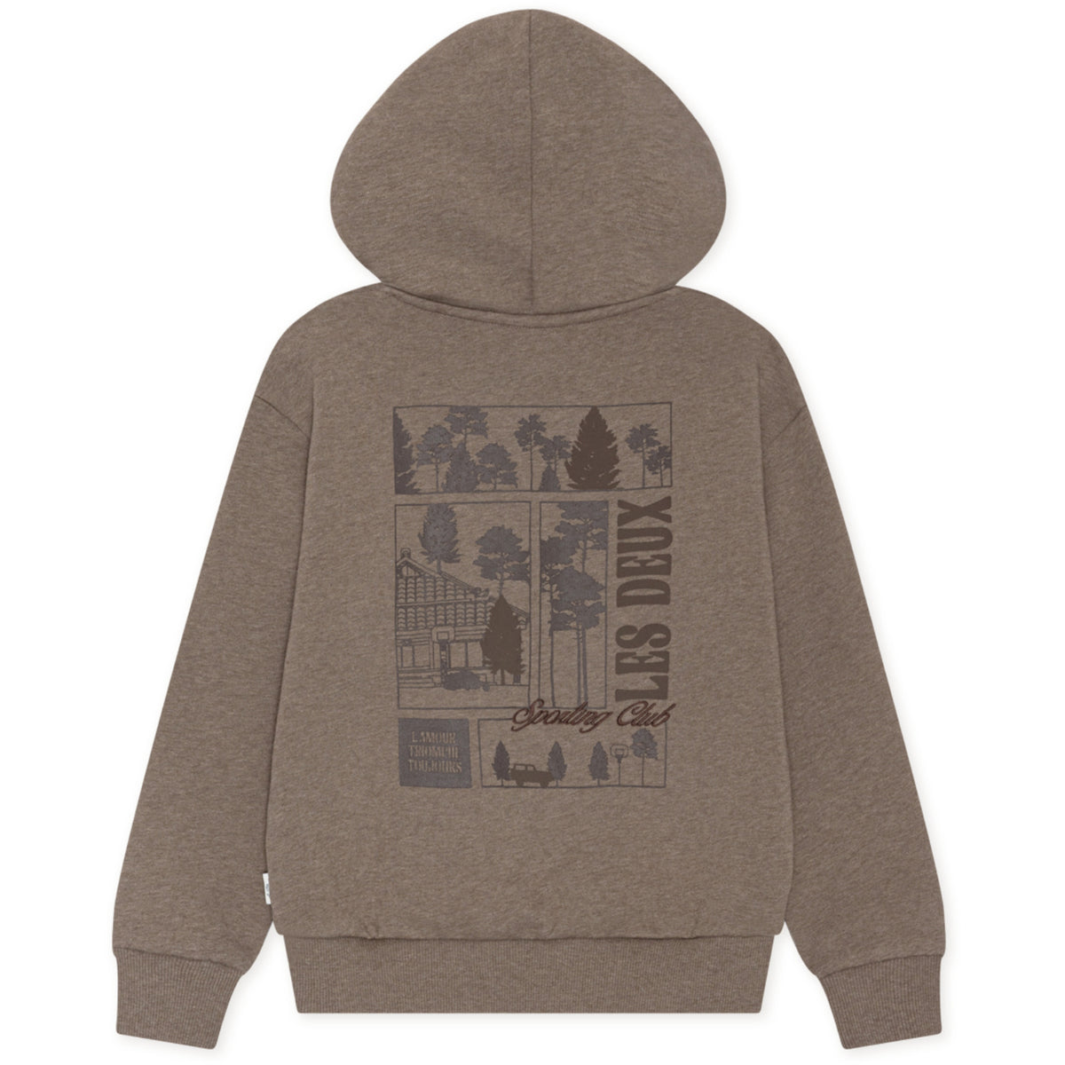 Les Deux Kids Mountain Grey Melange Woods Hettegenser KIDS