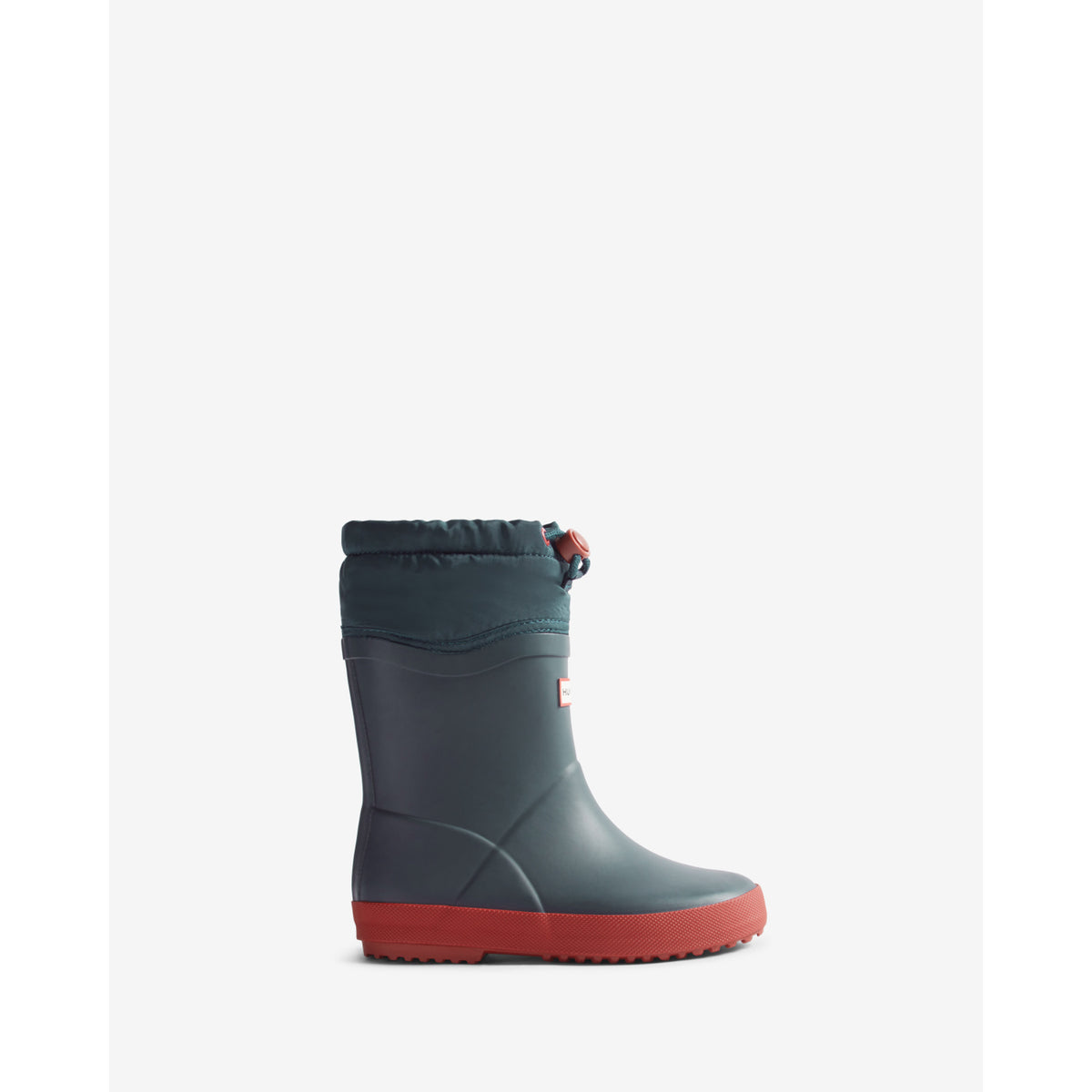 Hunter Navy/Military Red Kids First Insulated Nylon Støvler