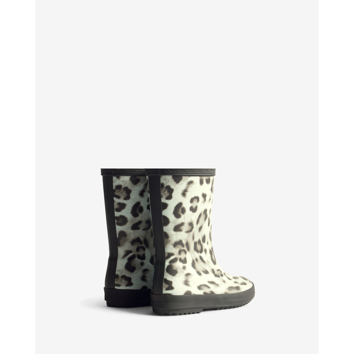 Hunter Snow Leopard/Black Kids First Insulated Snow Leopard Støvler