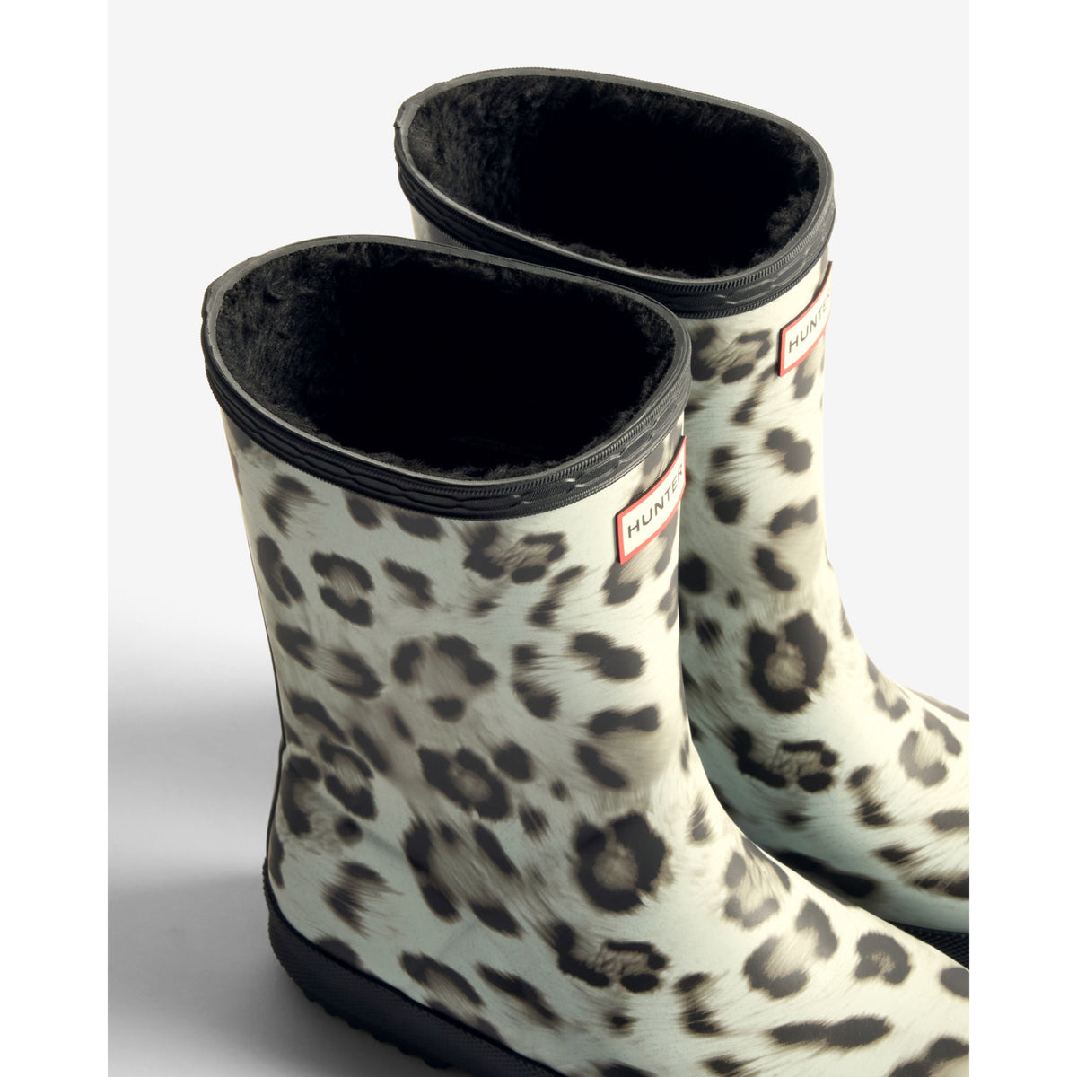 Hunter Snow Leopard/Black Kids First Insulated Snow Leopard Støvler