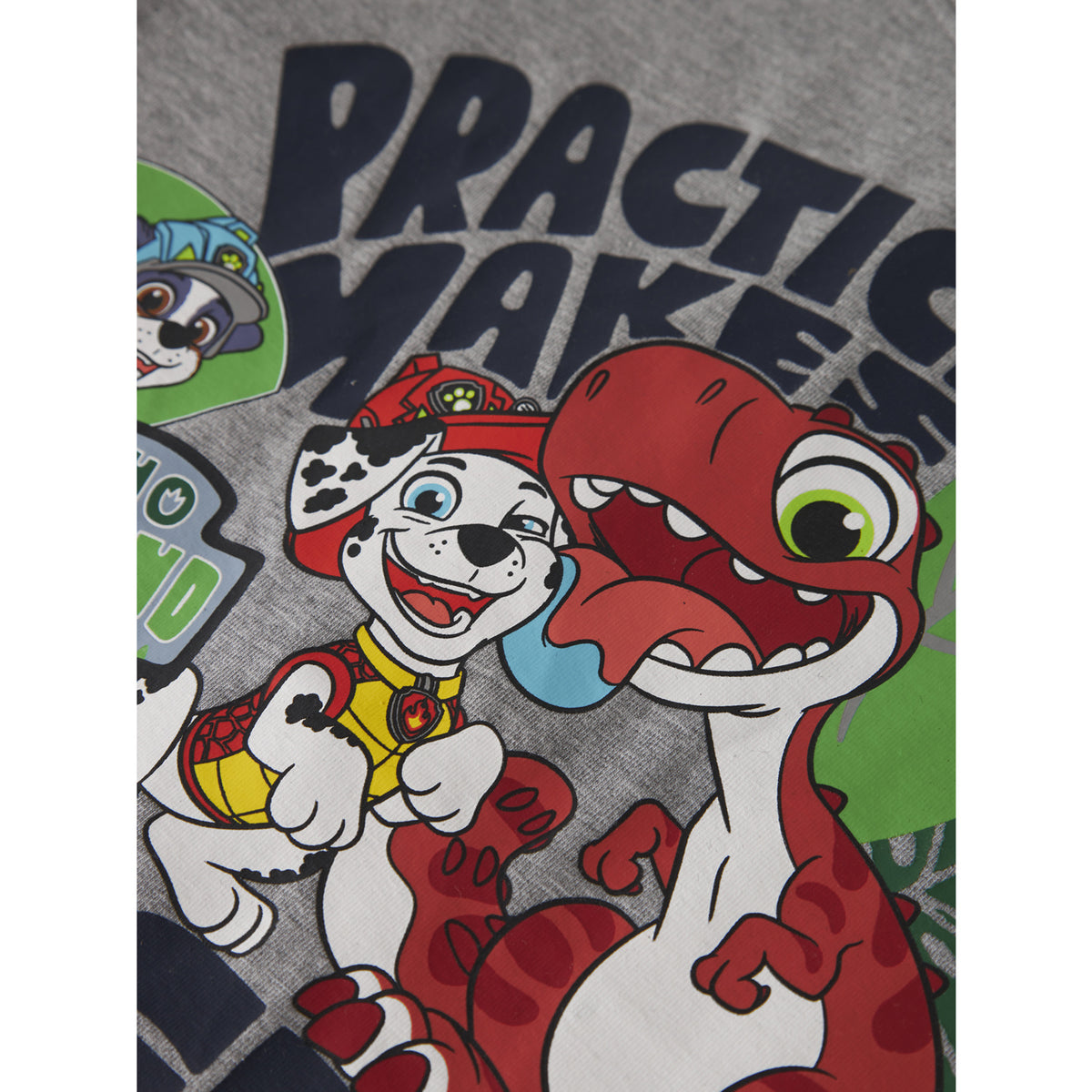 Name It Grey Melange Nmmjik Paw Ls Nreg Topp Box Noos Cplgm