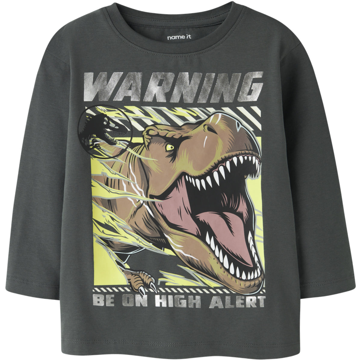 Name It Urban Chic Nmmjim Jurassic Ls Nreg Topp Box Noos Sky