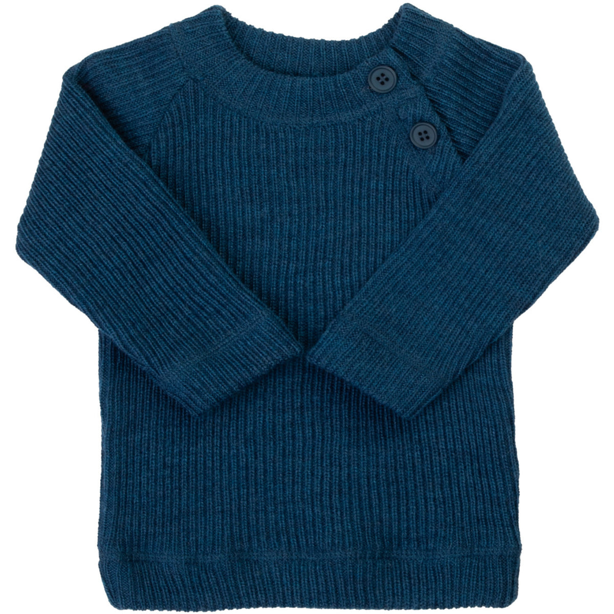 Joha Dark Blue Bluse W/Long Ermer