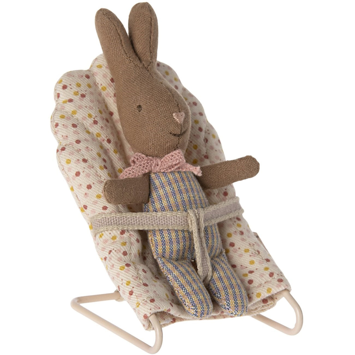 Maileg Kanin, My - Rosa / Blå Check