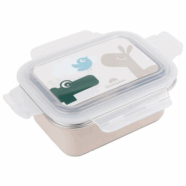 Done by Deer Madkasse Rustfrit Stål Lalee/Croco