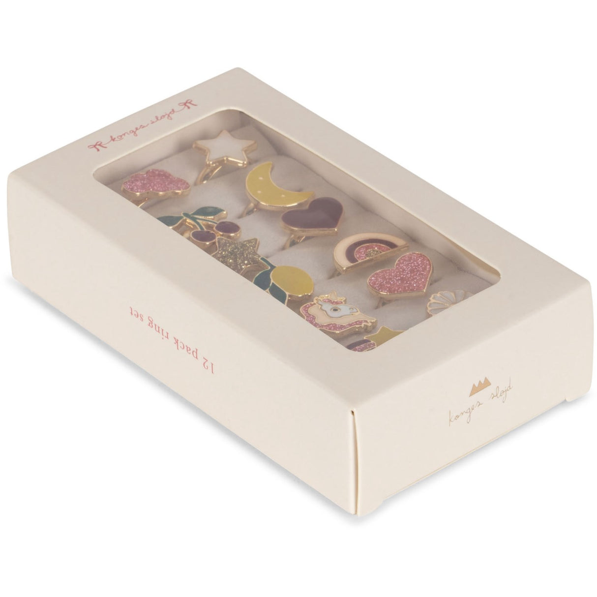 Konges Sløjd 12-Pak Ring Sett Multi Color