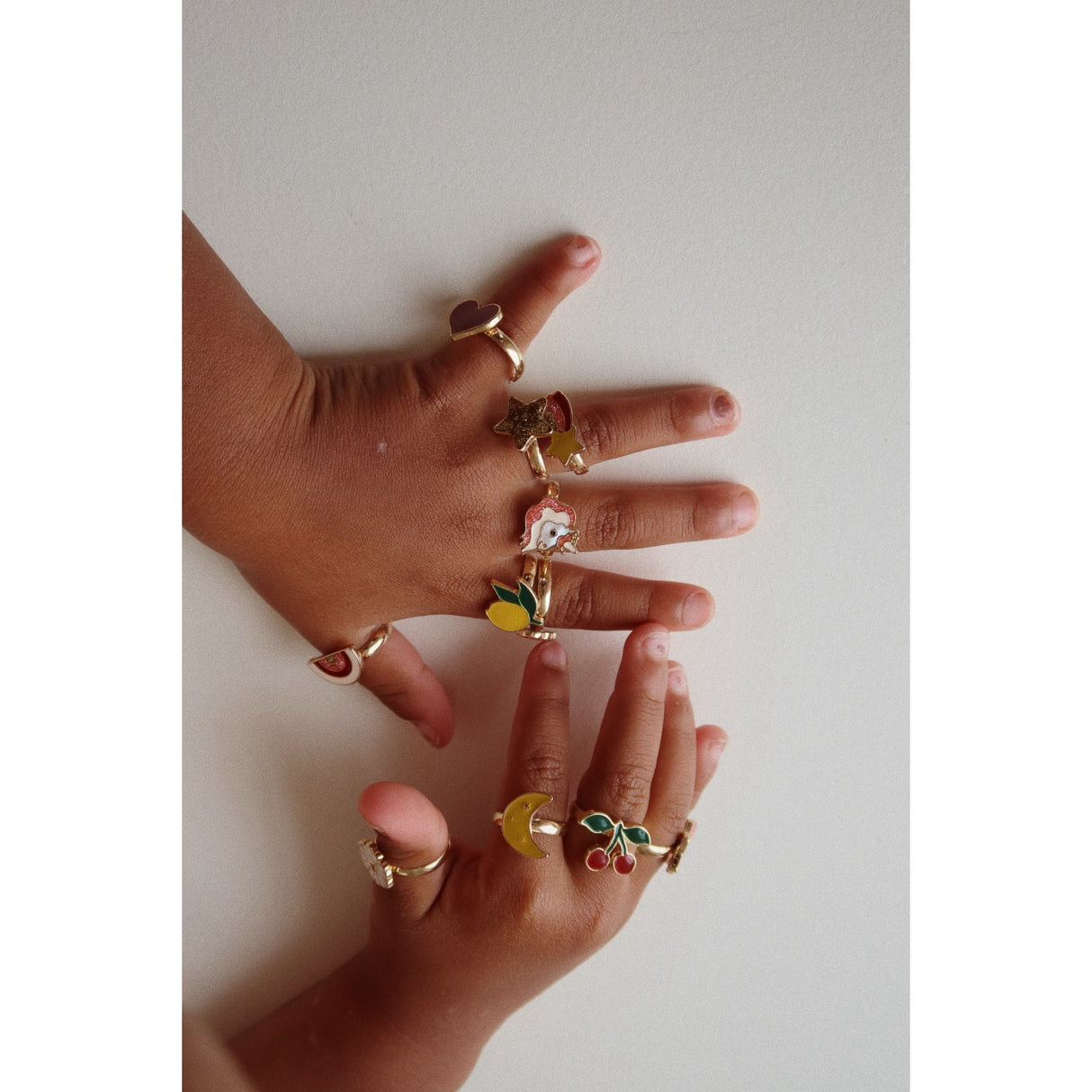 Konges Sløjd 12-Pak Ring Sett Multi Color