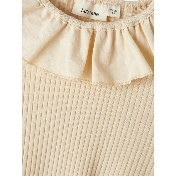 Lil'Atelier Wood Ash Omina Slim Bluse