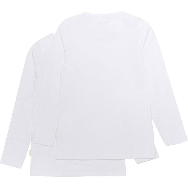 Minymo White Bluse Basis 35 2-pakning