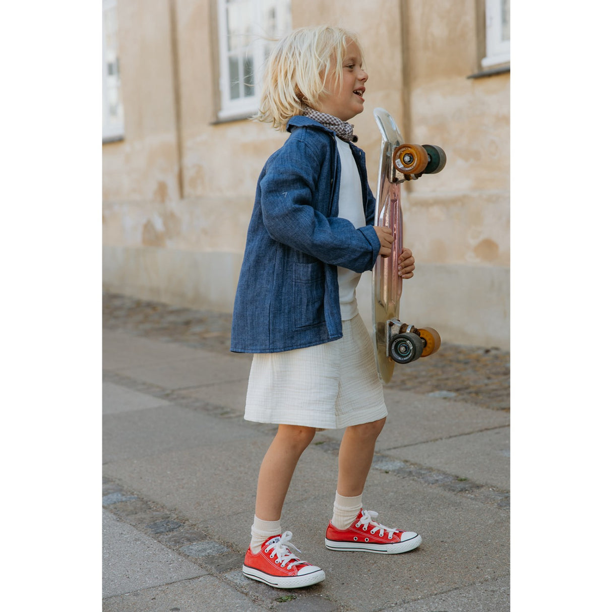 Lalaby Denim Blue Samson Overshirt - Denim Blue