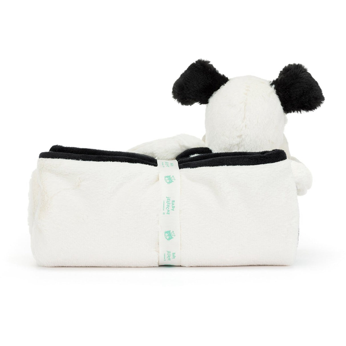 Jellycat Bashful Black & Cream Valp Blankie