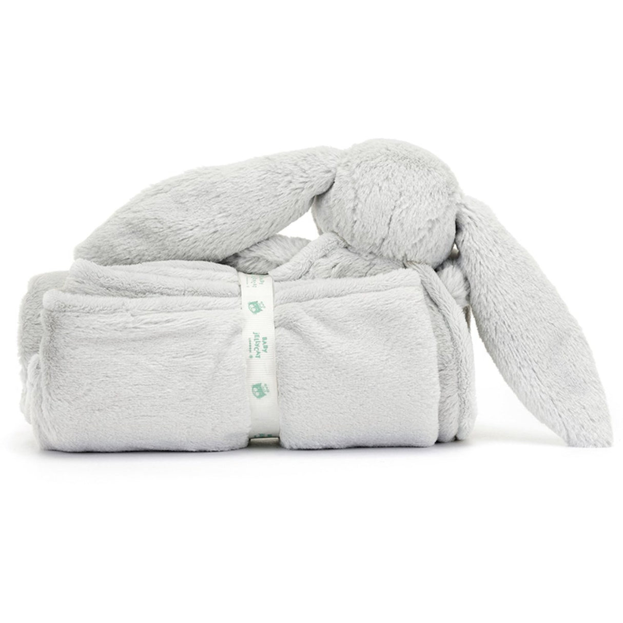 Jellycat Bashful Sølv Bunny Blankie