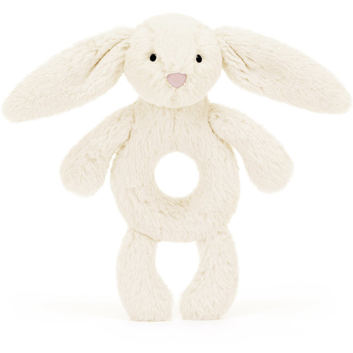 Jellycat Bashful Cream Bunny Ring Rattle